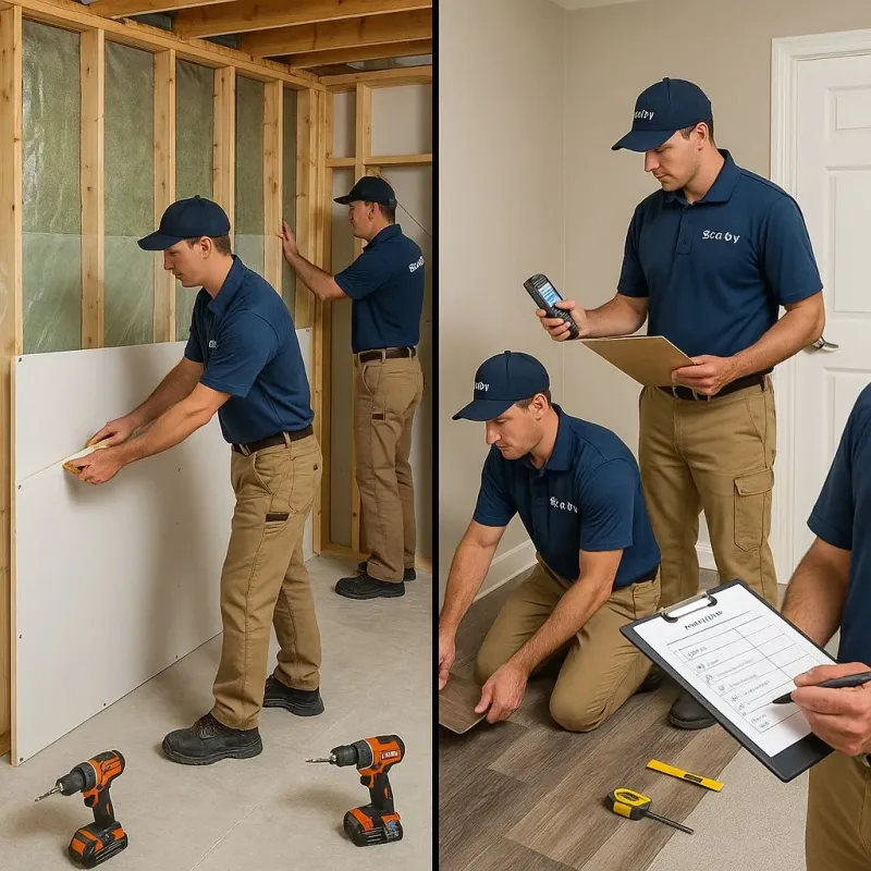 Repairs and Reconstruction process in New Beaver, PA